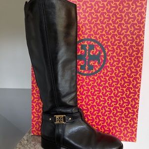 Tory Burch Black Leather Boots